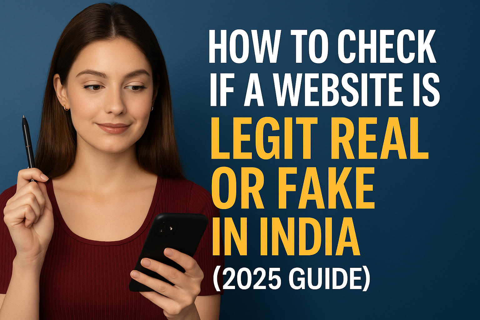 How to Check if a Website Is Legit Real or Fake in India (2025 Guide)